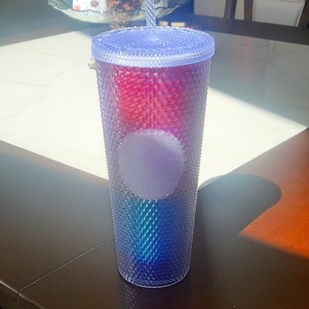 RainbowStarbucks tumbler